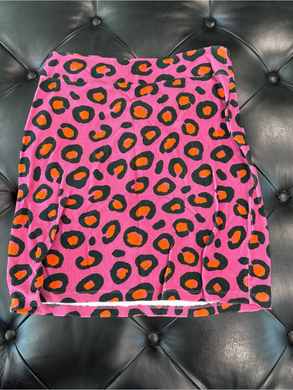 Barbie Core Farm Rio Pink Leopard Print Mini Skirt